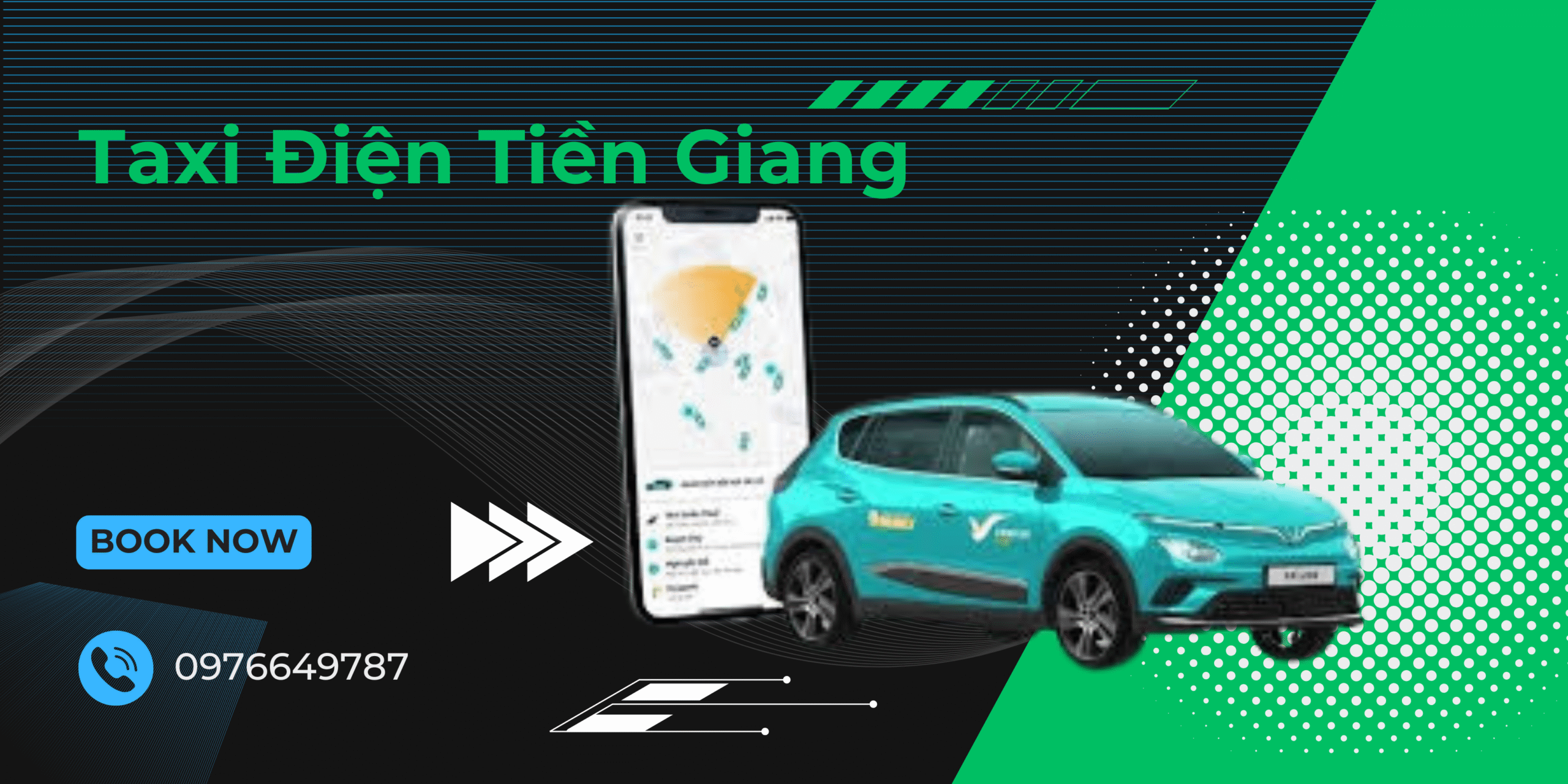 taxi điện tiền giang